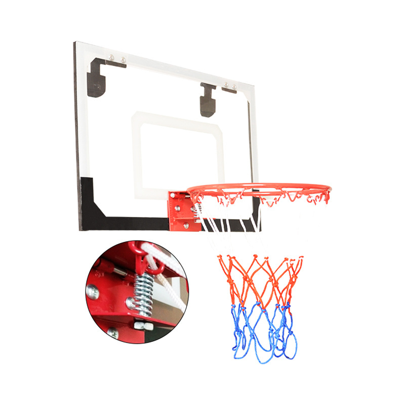 S011 Quick Dunk Hanging Basketball Hoop Indoor Door Wall Mounted Kids Mini Basketball Board Toy Set