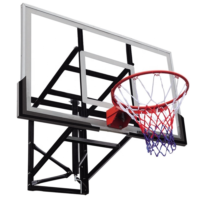 S040 Hot Saling 12mm Basketball Backboard Basketball Board Fiberglass Tempered Glass Basketball Board