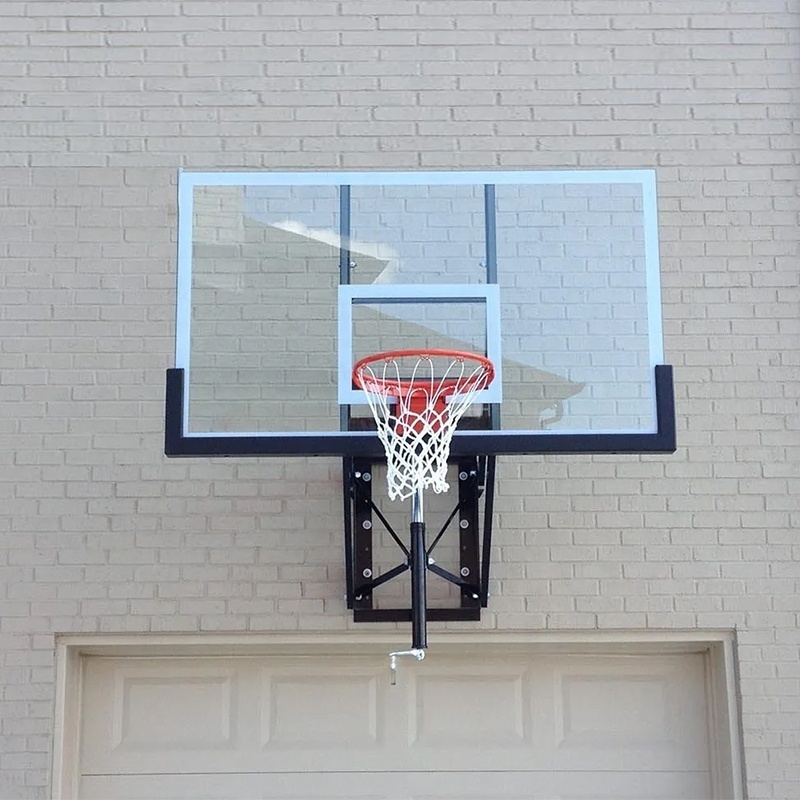 S030 Customizable Outdoor Basketball Board Adjustable Wall Mount Basketball Hoop