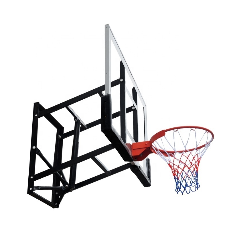 S040 Hot Saling 12mm Basketball Backboard Basketball Board Fiberglass Tempered Glass Basketball Board