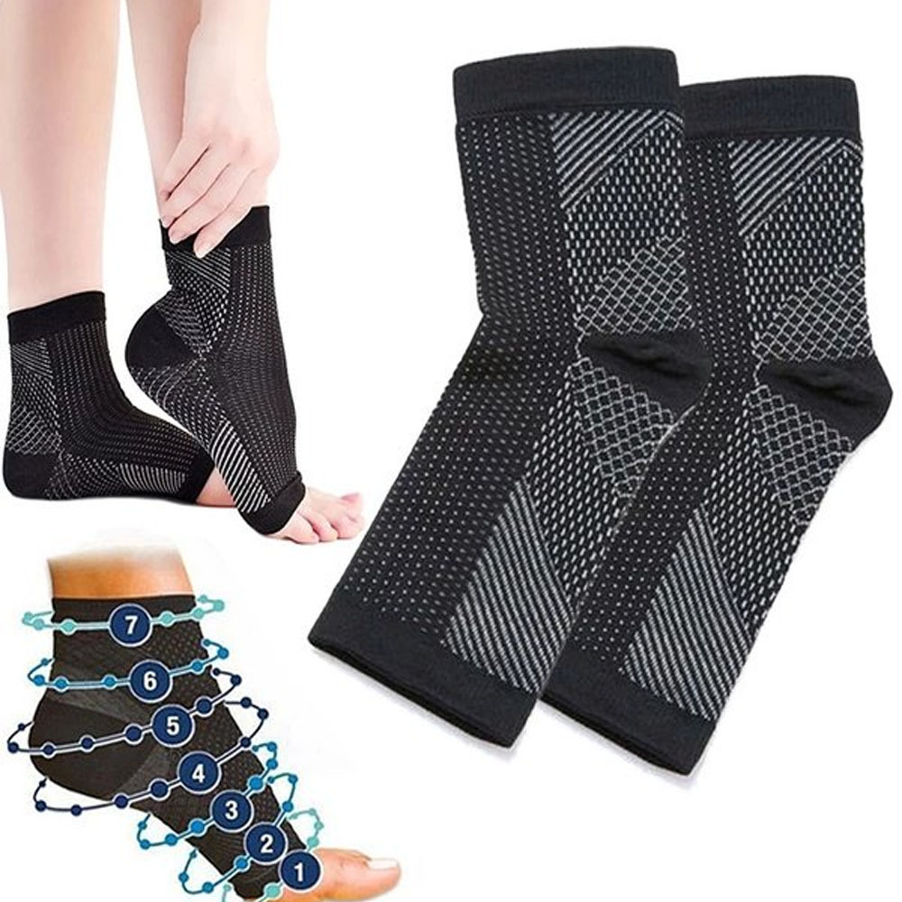 Soothers Socks Anti Fatigue Compression Foot Sleeve Support Brace Sock