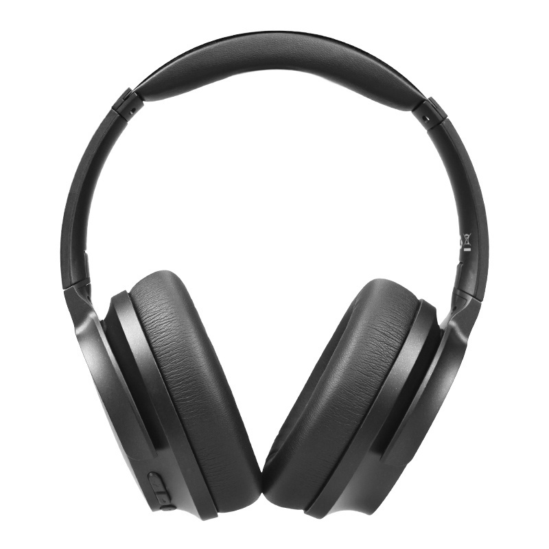 Noise Cancelling Foam Earmuff Wired Bluetooth Wireless Headset with Wireless Music Microphone