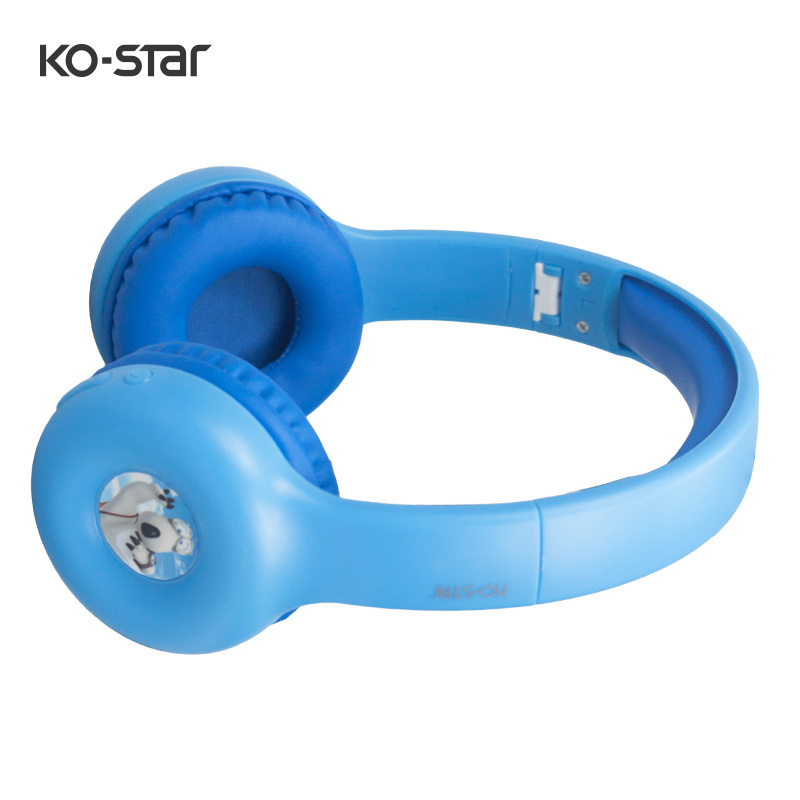 2023 Kids cute headphone DIY sticker Manufacturer stereo sound headset oem gaming wireless bluetooth over ear headphones