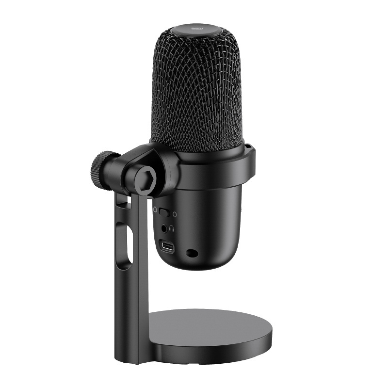 Usb recording studio karaoke wireless uhf bluetooth podcast mini condenser studio sans fil professionnel wireless microphone