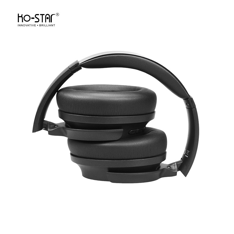 Noise Cancelling Foam Earmuff Wired Bluetooth Wireless Headset with Wireless Music Microphone