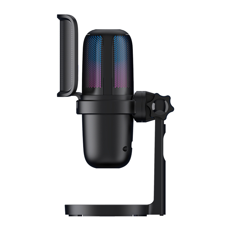 Recording Studio Equipment With RGB Microphones Headphone and Monitor Speaker For Streaming Podcast Equipment Kit Microphones