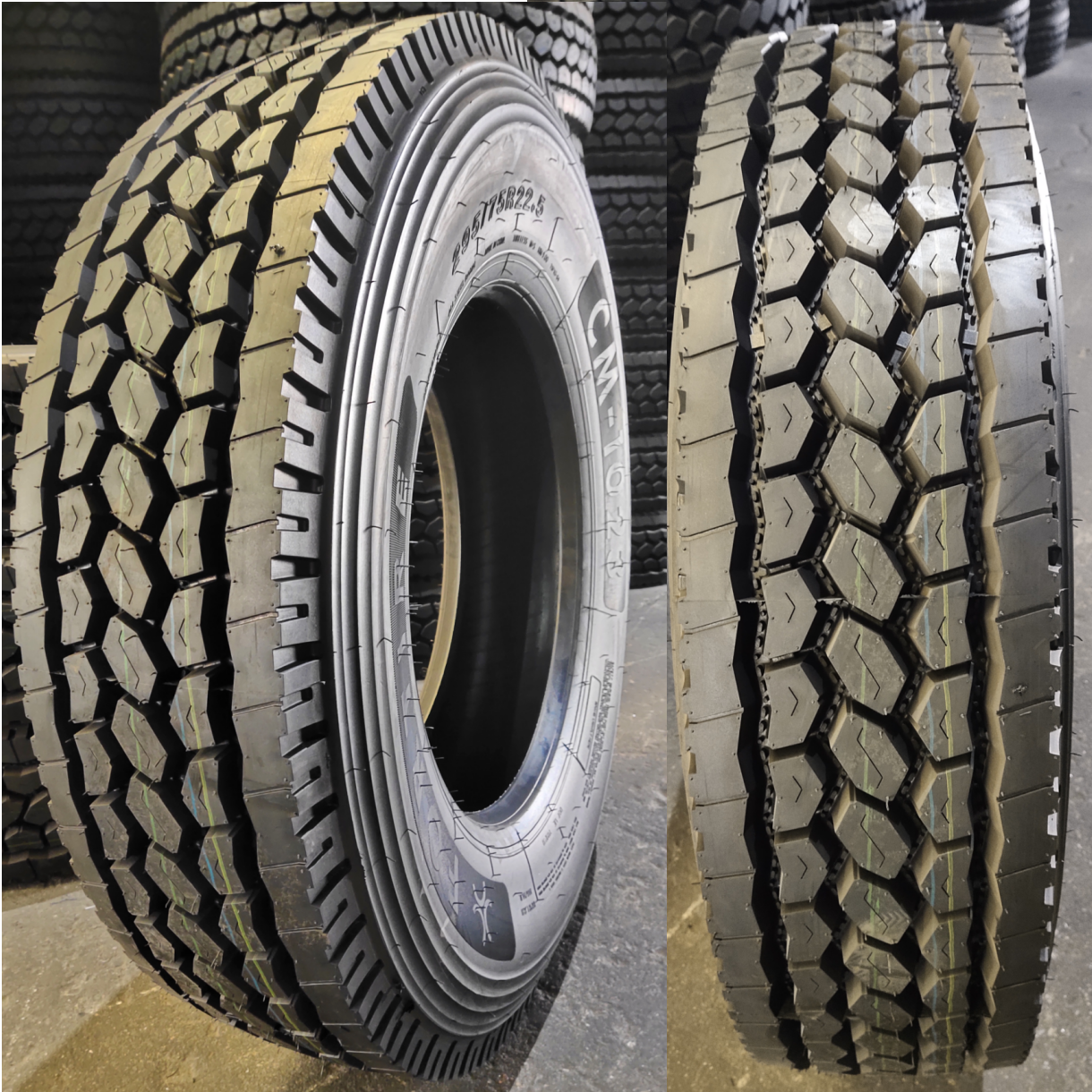 295 75 225 11r24.5  11r 22.5 16 ply tires semi truck