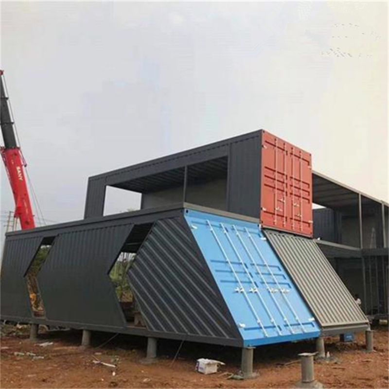 Factory Wholesale Prefab Folding Tiny Portable Mobile Readymade Foldable Anticorrosive Moving Container Cabin House for Sale