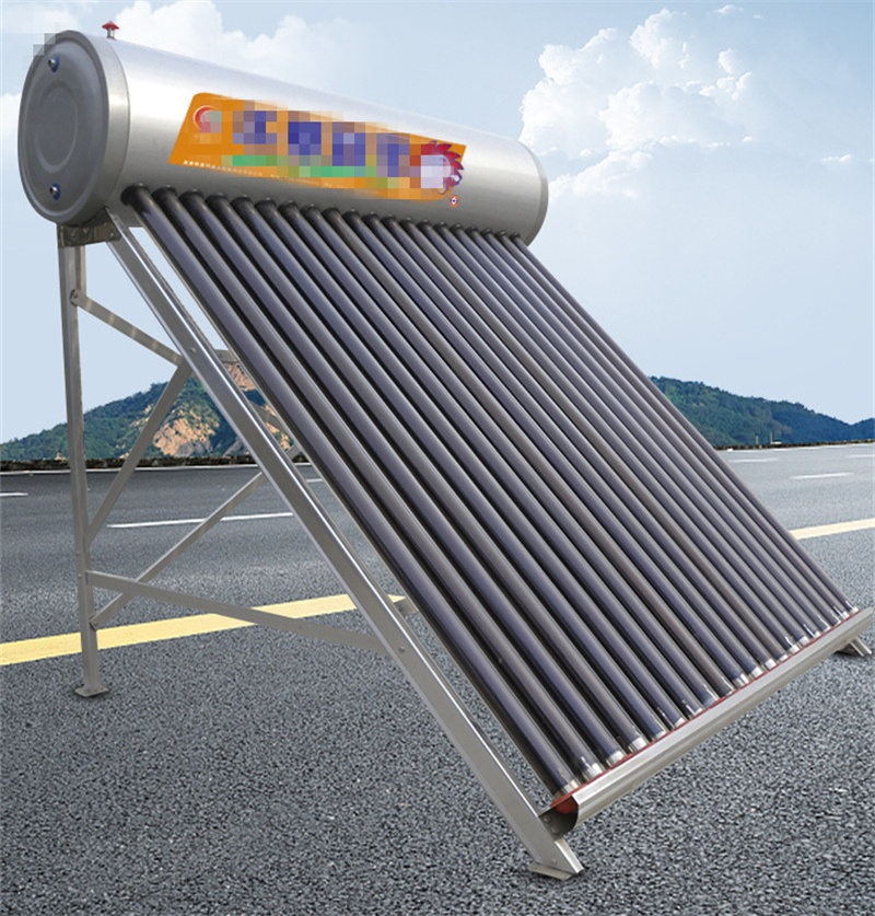 Custom Household Stainless Steel 304 Sun Power Solar Water Heater Hot Water Collector Commercial Hotel School Solar Water Heater