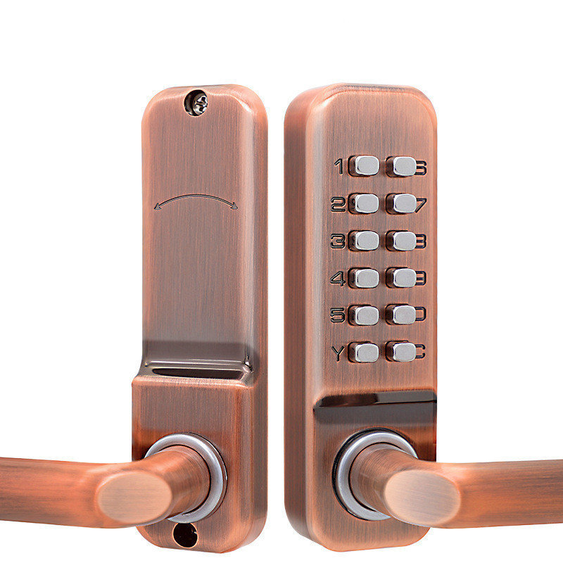 handle door lock price keyless mechanical digital deadbolt password door lock zinc alloy