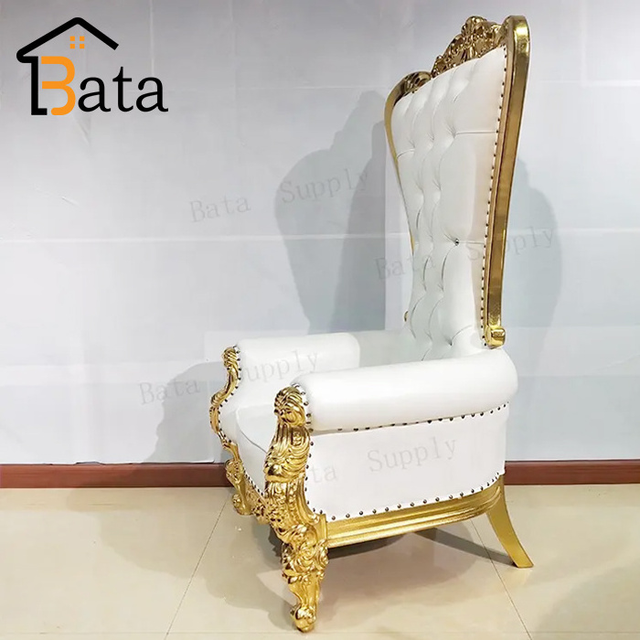 Bride and Groom Wedding Sofa High Back Royal Furniture King Throne Chair