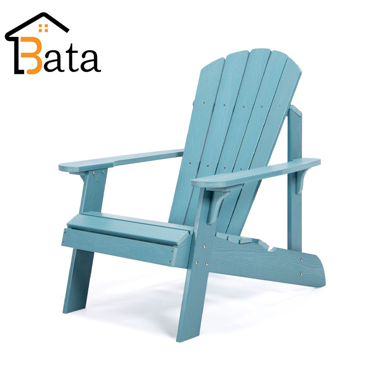 Modern Style Plastic Wooden Adirondack Chair Garden Muskoka Chair