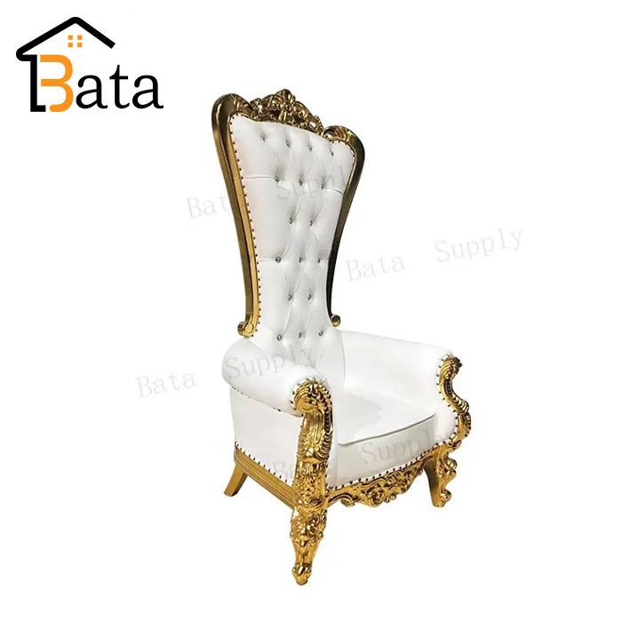 Bride and Groom Wedding Sofa High Back Royal Furniture King Throne Chair