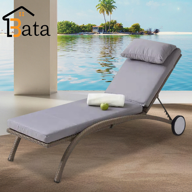 Beach Pool Outdoor Sunbed Garden Patio Swimming Poolside Sun Lounger