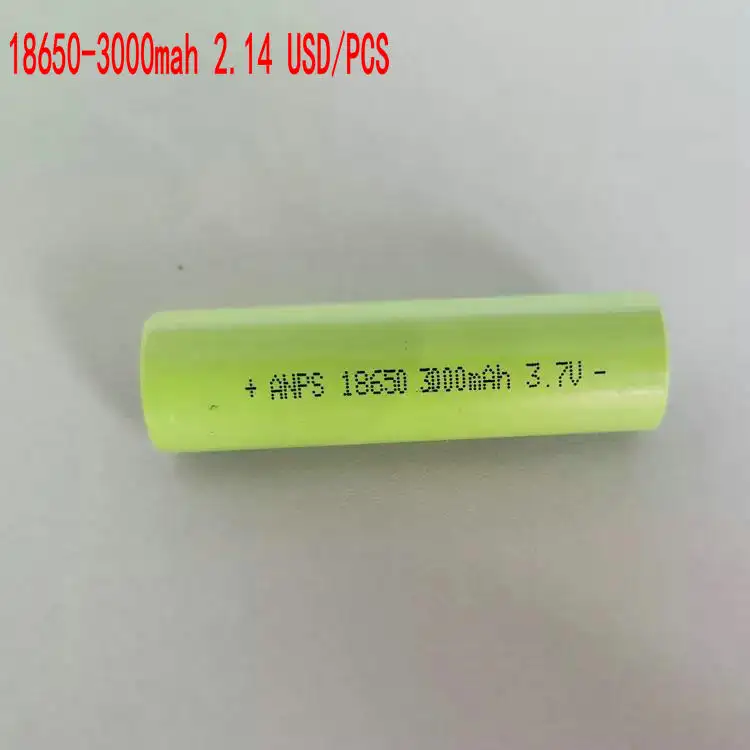 18650  3.7V 1800mah 2000mah 2200mah 2600mah 3000mah 3400mah 18650 Cell  battery 1800mah