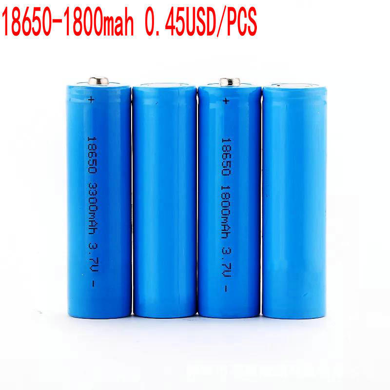 18650  3.7V 1800mah 2000mah 2200mah 2600mah 3000mah 3400mah 18650 Cell  battery 1800mah