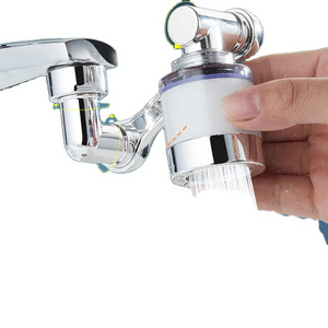 Universal Rotating Faucet Extender for Bathroom