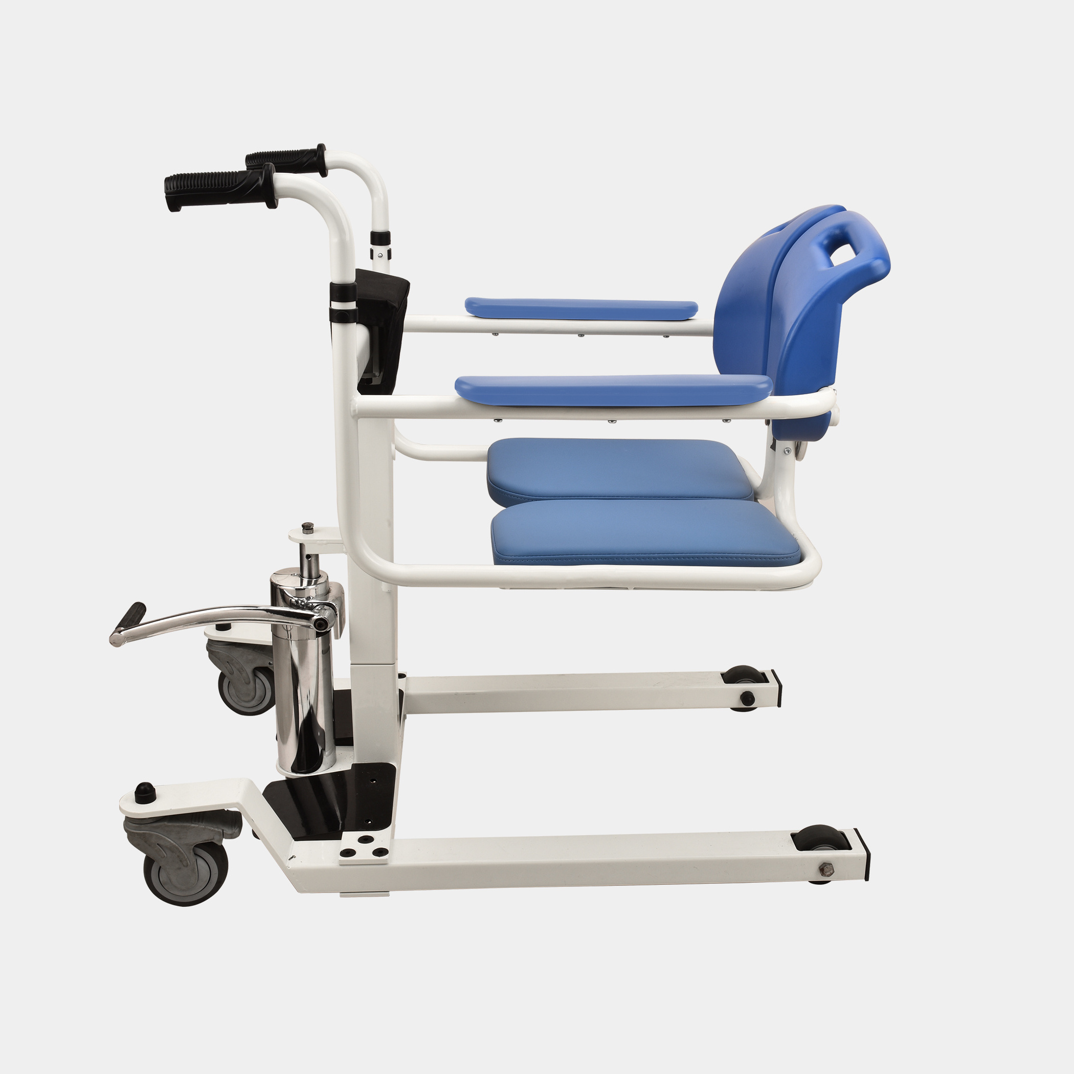 Hydraulic Patient Lifting Transfer Chair with Commode Transfer Patient for Disabled and Elderly