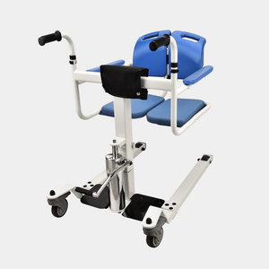 Hydraulic Patient Lifting Transfer Chair with Commode Transfer Patient for Disabled and Elderly