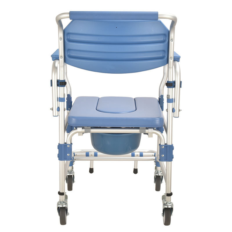 Shower seat bath chair with backrest and detachable armrest for the elderly