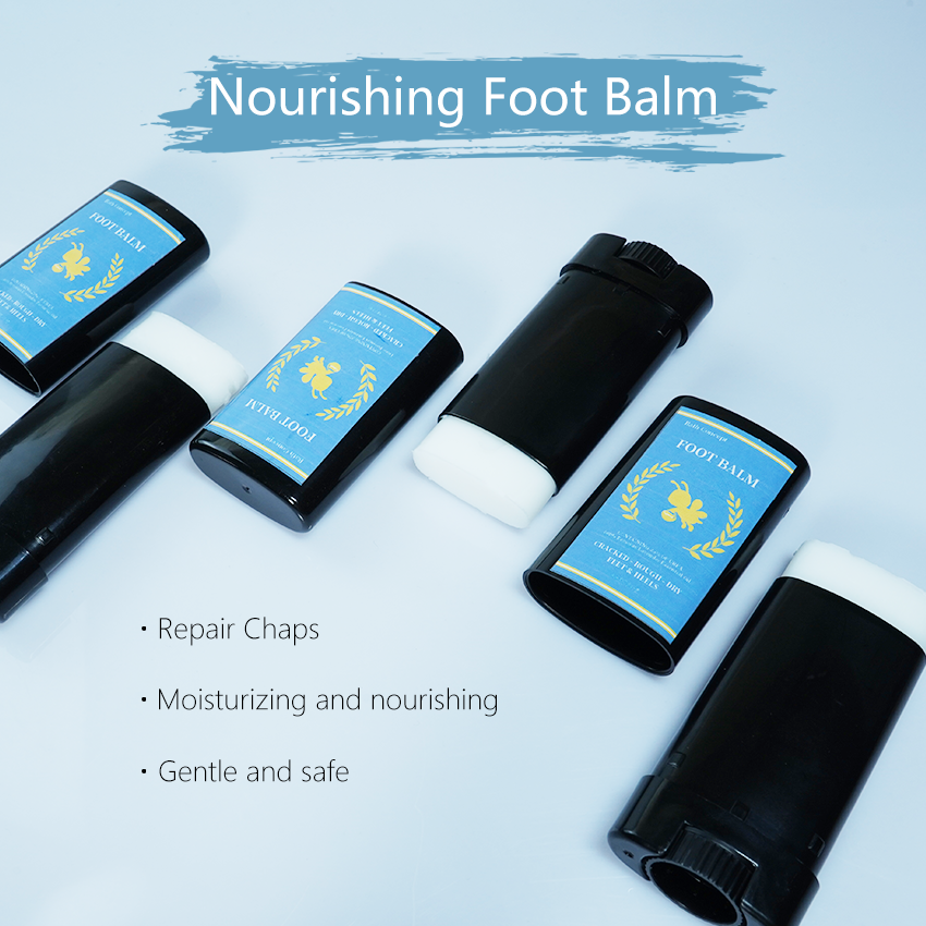 OEM Softens Moisturizes Epsom Salt Peppermint Heel Balm Urea Dry Cracked Feet Cracked Hydrate Soften Repair Heel Stick Foot Balm