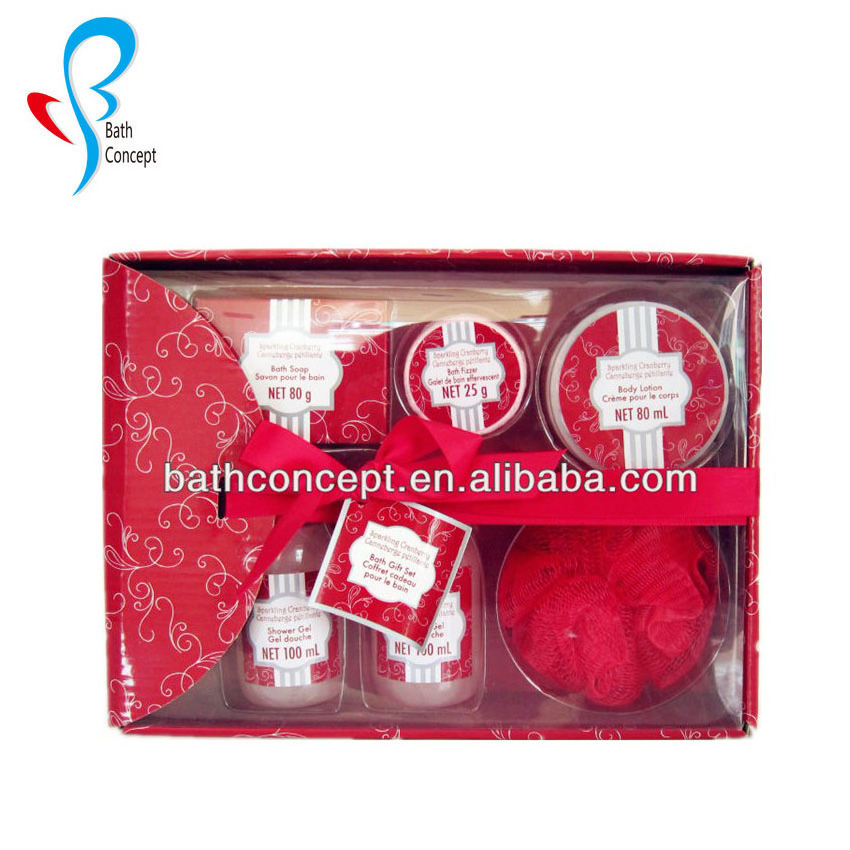 Bath Concept OEM factory Personal care flower hand made bath gift set christmas gift set