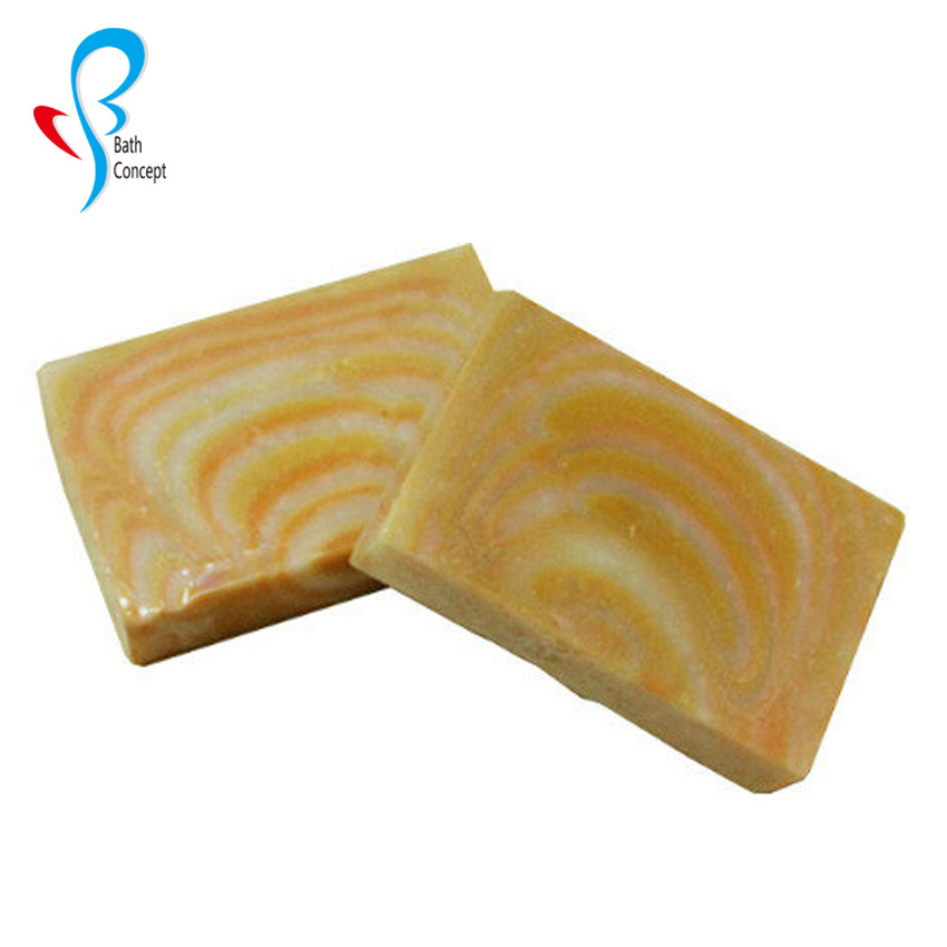 OEM manufacture wholesale Private label korean moisture lemon papaya kojic acid whitening face soap for black skin