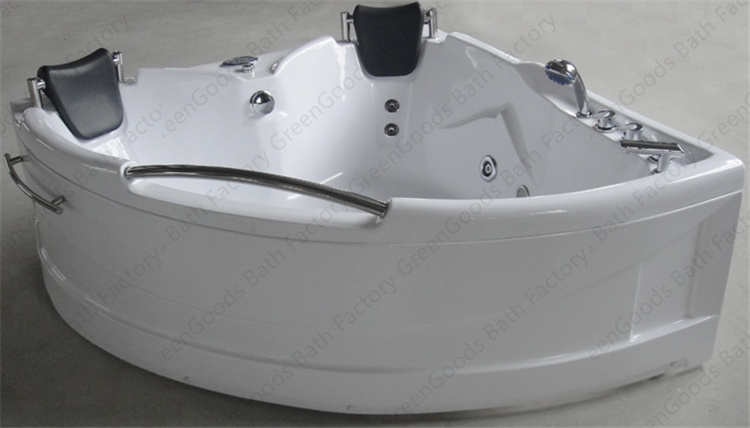 GreenGoods Sanitary Ware Bath Tub Corner Spa 2 Person tab mandi Bathtub