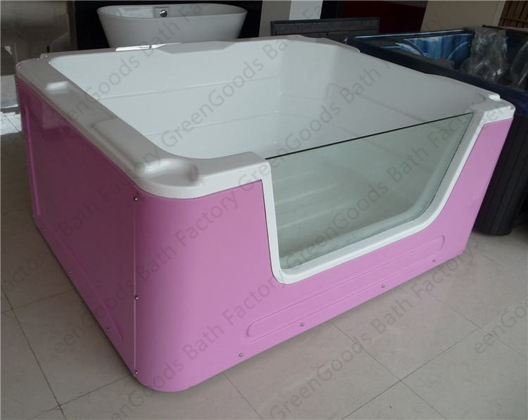 Acrylic Baby Glass Bathtub Swimming Pool Hot Spa Child Size Bath Tub