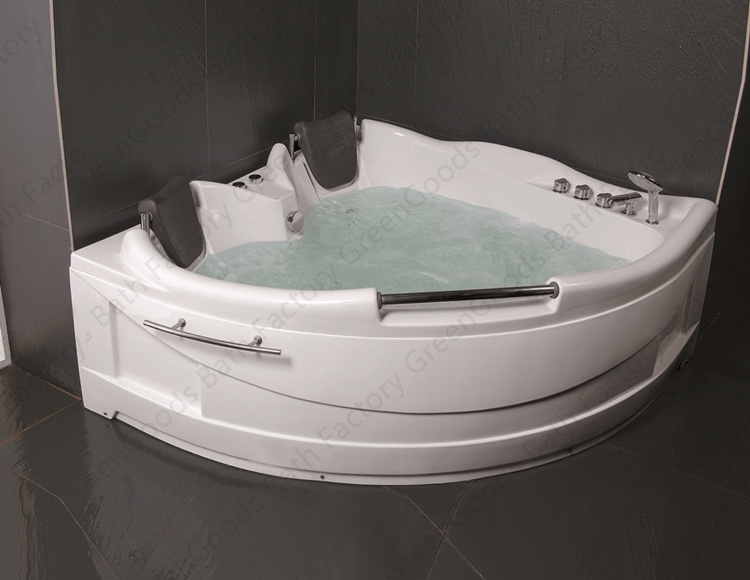 GreenGoods Sanitary Ware Bath Tub Corner Spa 2 Person tab mandi Bathtub