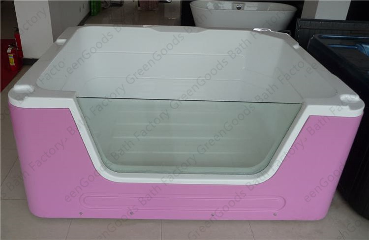 Acrylic Baby Glass Bathtub Swimming Pool Hot Spa Child Size Bath Tub