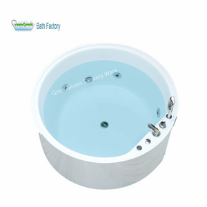 Best Large Bathroom Round Freestanding Soaking Jetted Air Whirlpool Massage Bathtubs With Heater