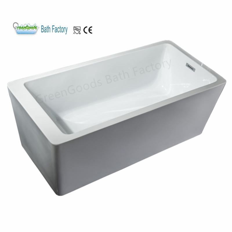 Hot Sale Best Modern Home Stand Alone Acrylic Soaking Mobile Bathtub Freestanding Showers Tubs