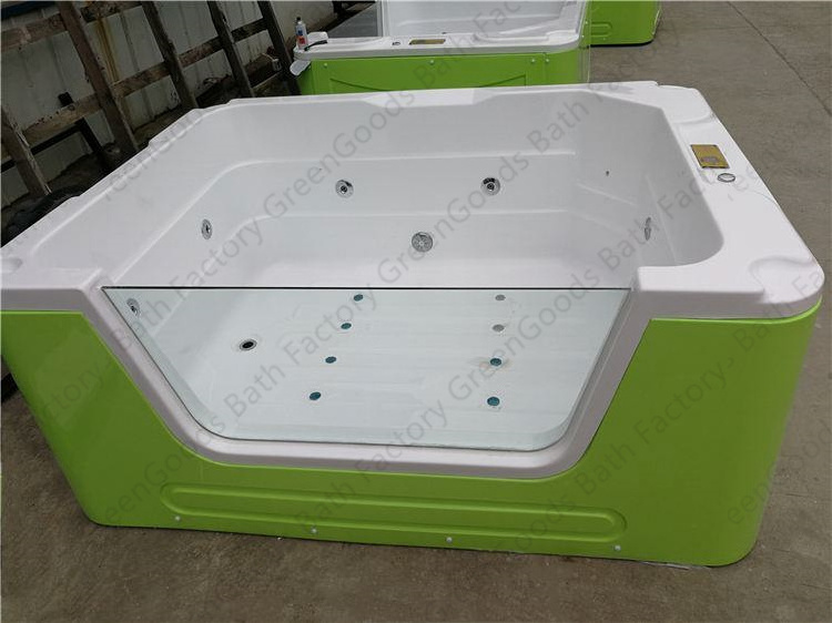 New Design Baby Swimming Pool Kids Spa Children Bath Tub Acrylic Freestanding Whirlpool Bathtub