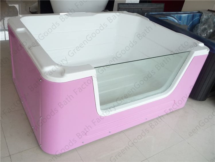 Acrylic Baby Glass Bathtub Swimming Pool Hot Spa Child Size Bath Tub