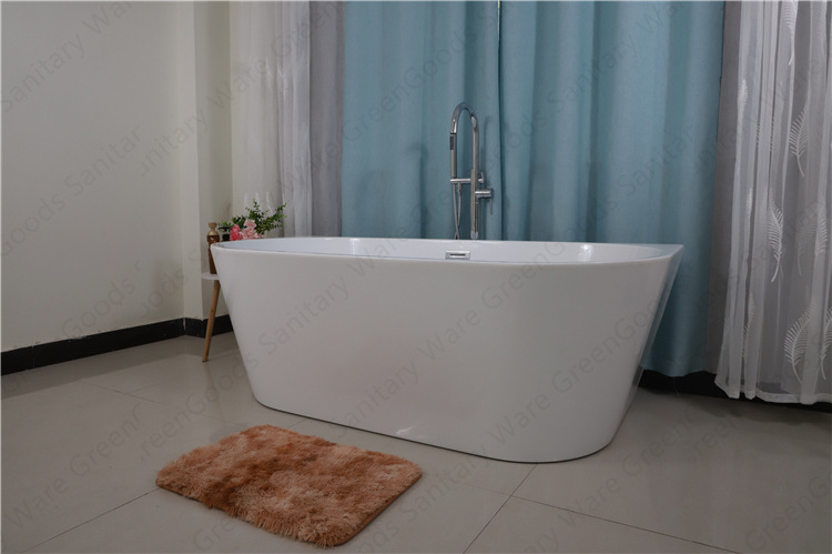 Hot Sale Custom Hotel Indoor High Quality Acrylic Freestanding Bathtubs