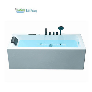 Best Quality Fiberglass Freestanding Jetted Tubs Stand Alone Massage Spa Whirlpool Bathtubs