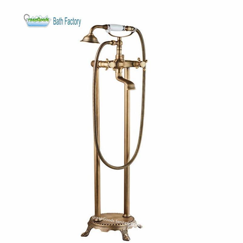 Best Set Free Standing Bath Bathtub Gold Shower Faucets