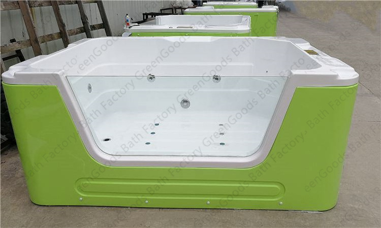 New Design Baby Swimming Pool Kids Spa Children Bath Tub Acrylic Freestanding Whirlpool Bathtub