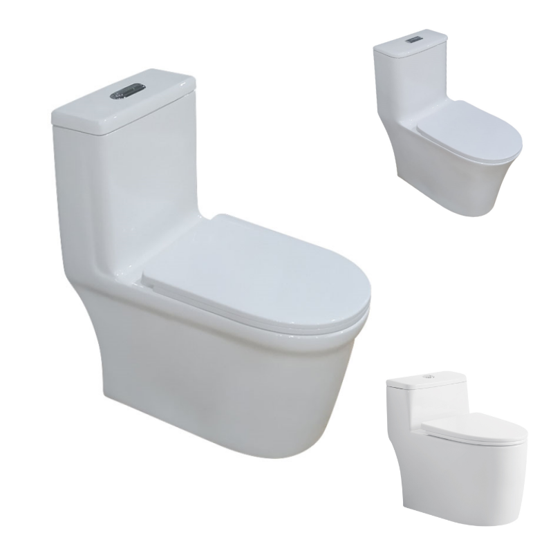 Favorable bathroom water closet one piece toilet bowls jet tornado rimless flushing sanitary ware ceramic commodes