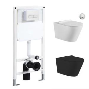 Different Panel Dual Flush Toilet Tank Wall Hung Toilet Hidden Cistern Concealed Water Tank