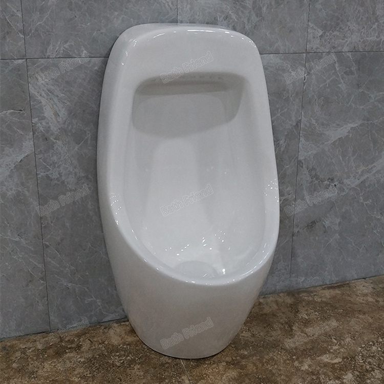 Super Mall Hotel Used Top Spud Flush Valve Waterless Hanging Toilet Ceramic Urinals With Installation Screws