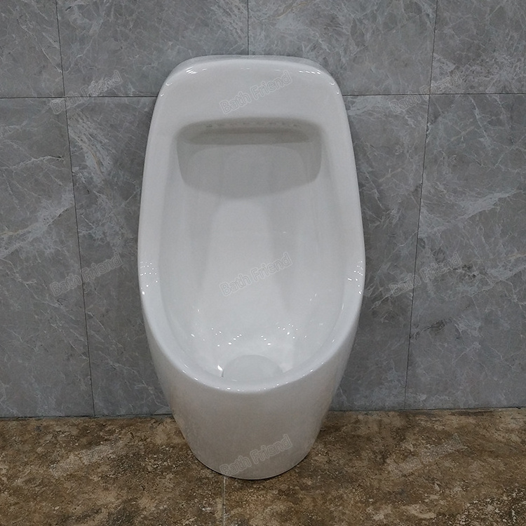 Super Mall Hotel Used Top Spud Flush Valve Waterless Hanging Toilet Ceramic Urinals With Installation Screws