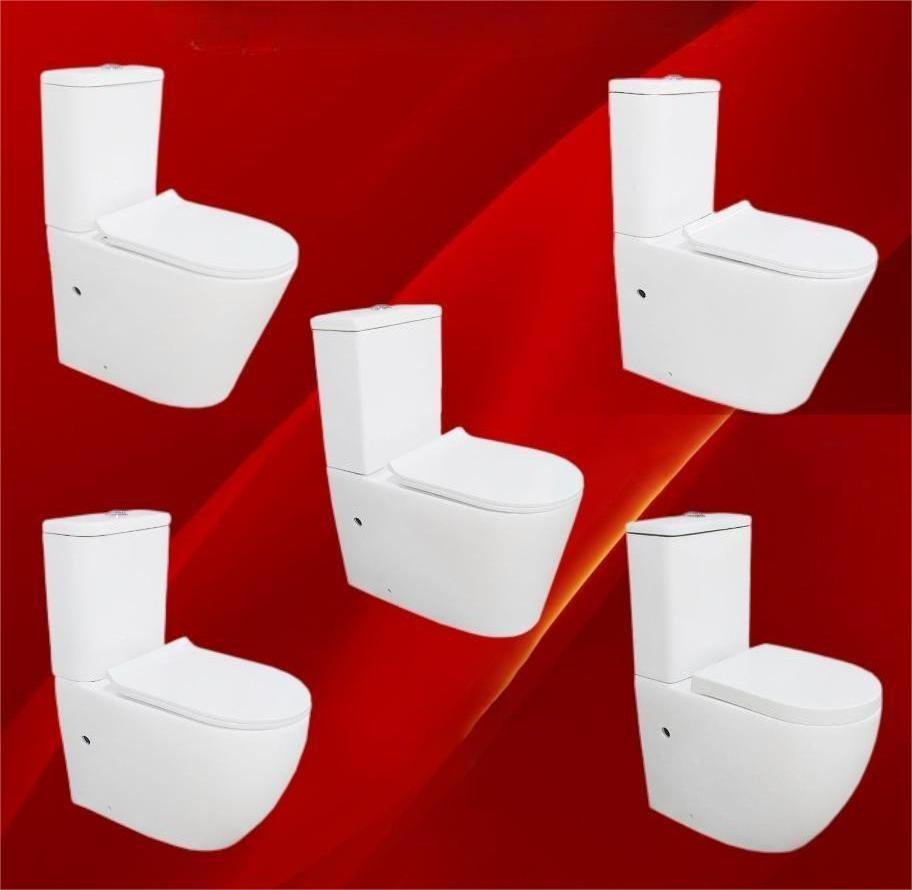 African cheap price ceramic two-piece floor mounting P trap tornado rimless toilet wc bathroom toilets