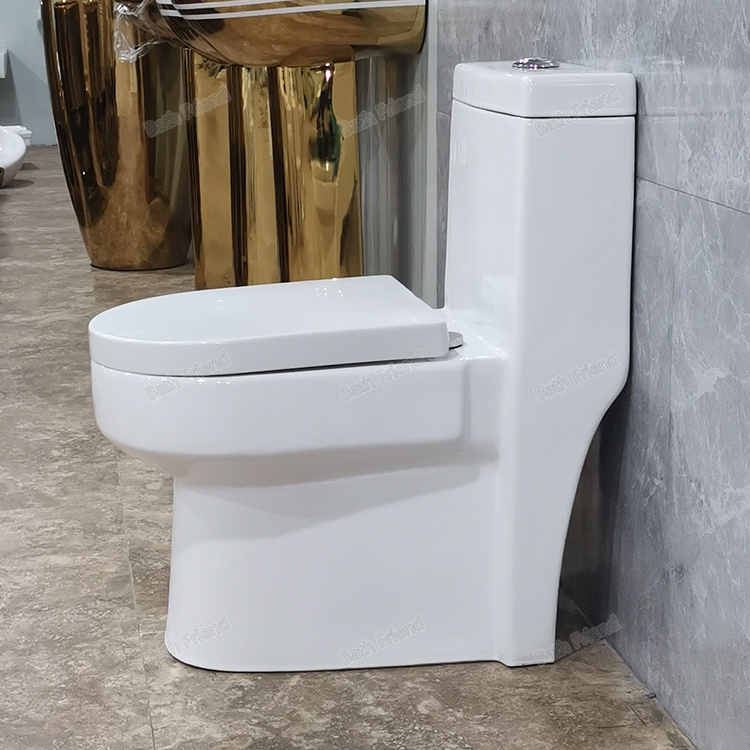 Nepal sanitary ware traditional 2D round closet seat siphon single hole wc bowl s-trap one piece toilet