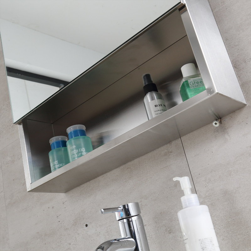 New Design stainless steel Wall Mounted Bathroom Mirror Cabinet