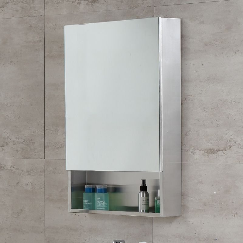 New Design stainless steel Wall Mounted Bathroom Mirror Cabinet