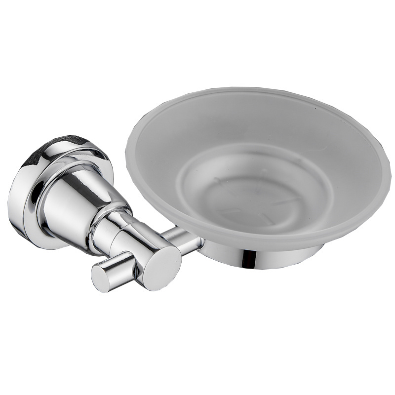 High Quality Zinc Alloy Wall Mounted Soap Dish in Chrome high resistance to corrosion and rust for bathroom use