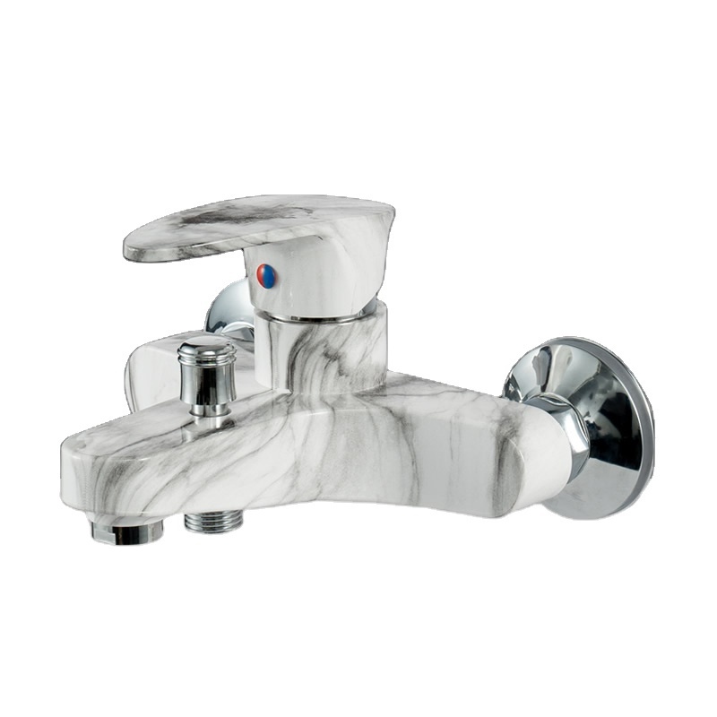 single  lever  plastic shower mixer wall mounted  faucet for cold and hot water