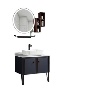 Modern style PVC floor-to-ceiling bathroom cabinet with smart touch bathroom mirror bathroom vanity cabinets and mirror cabinet